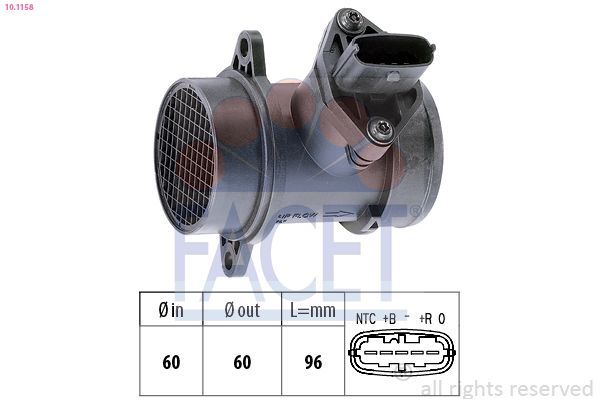Hava Debimetresi  Hyundai Accent (LC)(2000->)  KRAFTVOLL 05060059
