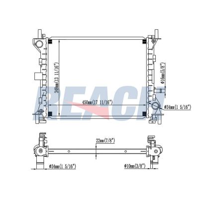 Su Radyatörü  Ford Focus 3/4/5 Kapı (CAK)(1998->)  BEHR CR 1136 000S