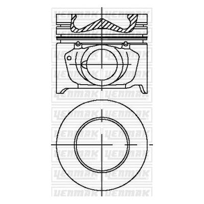 Piston (83.50MM-0.50)  YENMAK 31-04200-050