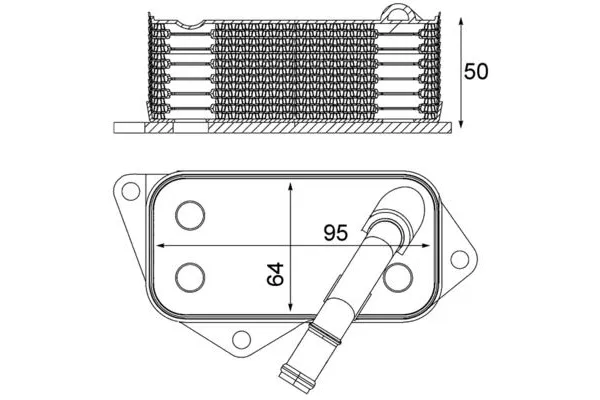 Motor Yağ Soğutucu  BMW 1 Serisi 3 Kapı (F21)(2012->)  MAHLE CLC 12 001S