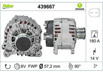 Alternatör  VALEO 439667  231004527R 231005079R 8200810614 8200674760