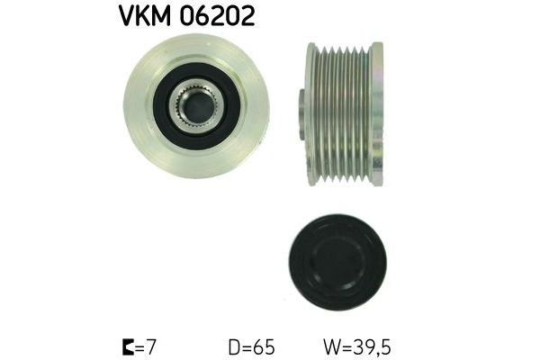 Alternatör Kasnağı  Nissan Pathfinder 4/5 Kapı (R51)(01.2005->)  SKF VKM 06202