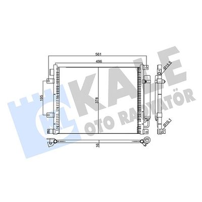 Klima Radyatörü  KALE 357730