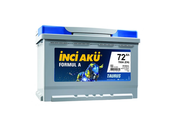 Akü (12V - 72 AH) Formula Taurus Tırnaklı  İNCİ 1010222 4329  