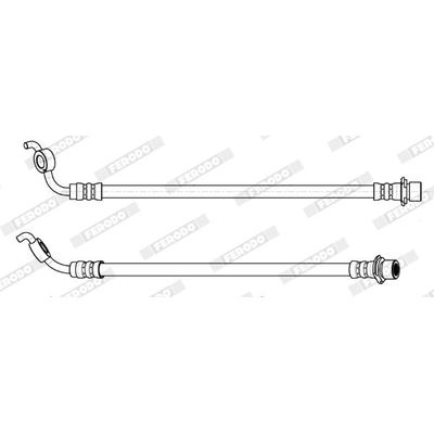 Fren Hortumu Arka Sol Toyota RAV4 (A3)(2005->)  FERODO FHY2849