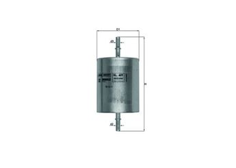 Yakıt Filtresi  MAHLE KL 409  KL409 KL 409 1S719155BA 4103735 AK11CD AK11-CD