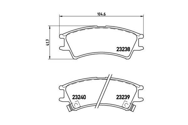 Fren Disk Balata Ön Hyundai Atos Prime (MX)(2000->)  MAGNETI MARELLI 363700430011