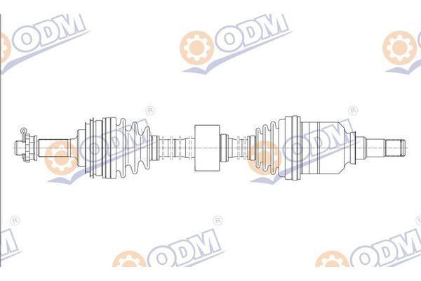 Aks Komple Ön Sağ Toyota Corolla (E11)(1997->)  MGA 70474
