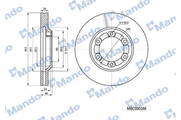 Fren Disk Ayna Ön Sağ ve Sol WALBURG WBD1117