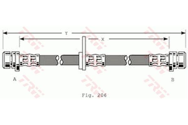 Fren Hortumu Arka Sağ veya Sol SVAC 78-0191