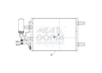 Klima Radyatörü  ASPART 6CAC1094  1850094 13148296 01850094