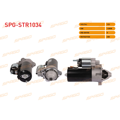 Marş Dinamosu  Audi Cabriolet (89)(06.1991->)  SPAGO STR1034