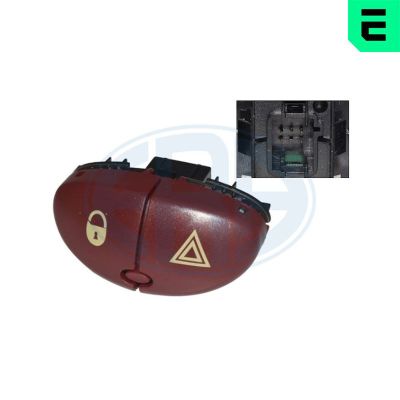 Dörtlü Flaşör Düğmesi  Peugeot 206 SW (08.2002->)  MAXTEL 16211206