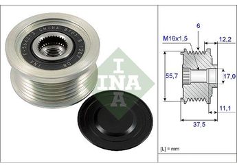 Alternatör Kasnağı  INA 535 0226 10  96868420 6H903016L 06H 903 016 L 13502580 13579114 13579676 13580078 13501719 4818330 48 18 330 4819446 48 19 446
