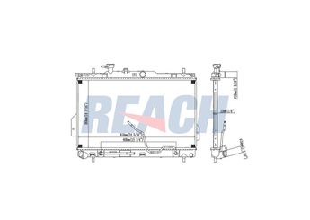 Su Radyatörü  RADISEN RR 67480-M  2531017150 2531017101 2531017102 2531017100 25310-17100 25310-17101 25310-17102 S2531017102