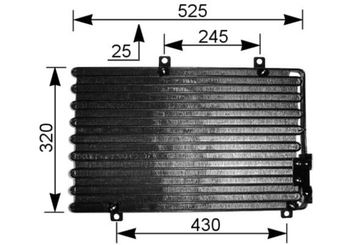 Klima Radyatörü  MAHLE AC 195 000S  46433568 7684394 0000007684394 60591966 0000060591966 60807597 0000060807597 60812376 0000060812376 60610662 60630383 60813793 0000046433568 0060591966 0060807597