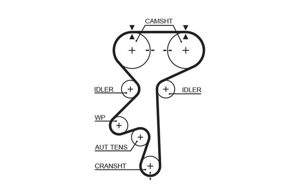 Triger Kayışı  GATES 5461XS