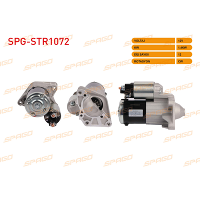 Marş Dinamosu  Renault Scenic IV (2016->)  SPAGO STR1072