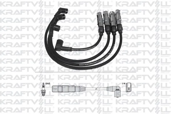 Buji Kablosu  Audi A3 (8P1)(05.2003->)  KRAFTVOLL 05070341