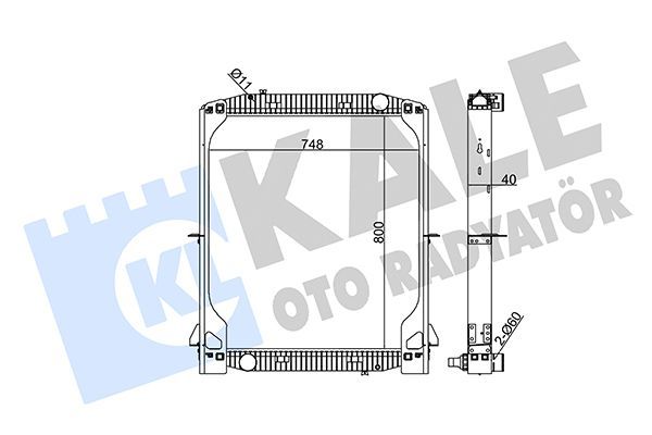 Su Radyatörü  KALE 349355