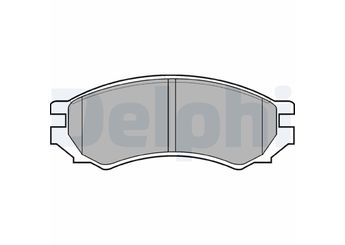 Fren Disk Balata Ön DELPHI LP670  4106045E86 4106051E85 4106072J25 4106075J25 4106070J25 D106072J25 D106M72J25 21010544 41060-45E86 41060-51E85 41060-72J25 41060-75J25 D106M-72J25