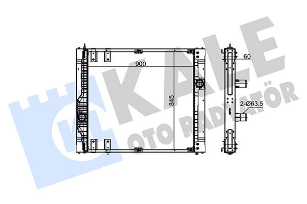 Su Radyatörü  Honda Jazz (GK)(08.2015->02.2021)  MAHLE CR 729 000P