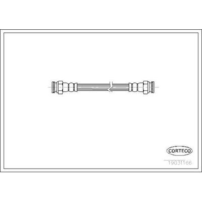Fren Hortumu Arka Sağ veya Sol CORTECO 19031166