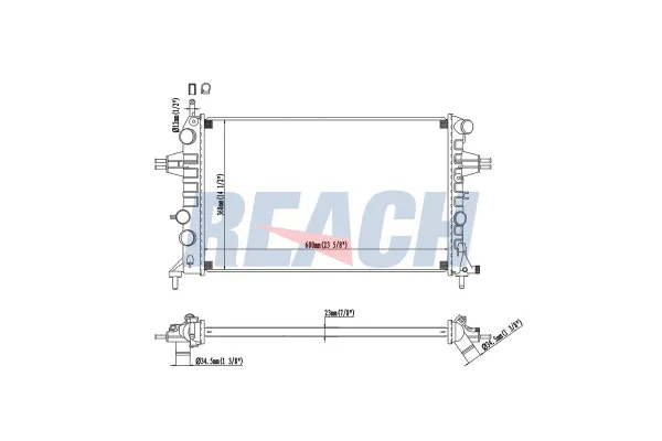 Su Radyatörü  ORİS BFI024026