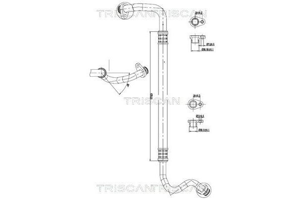 Klima Hortumu  PSA ORJINAL 9806581680
