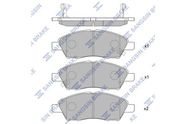 Fren Disk Balata Ön SANGSIN SP2084