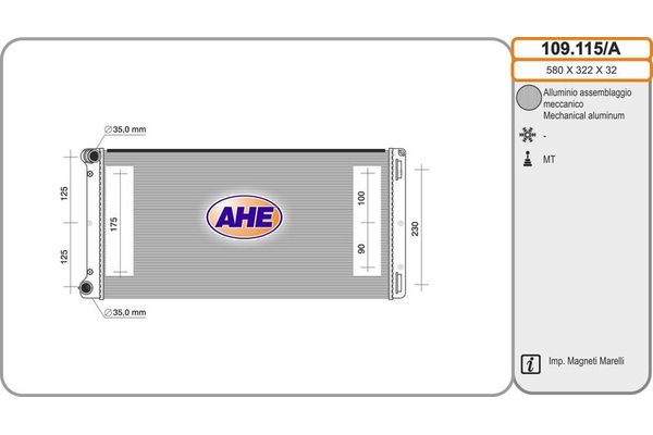 Su Radyatörü  MAHER 10462