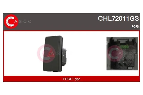 Dörtlü Flaşör Düğmesi  EUROCRAFT EU F16187-042