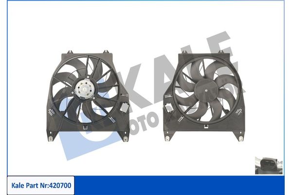 Radyatör Fan ve Motoru  MGA 83109