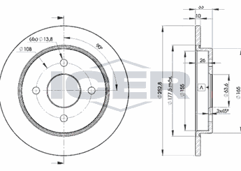 Fren Disk Ayna Arka Sağ ve Sol FORD ORJINAL C1BC2A315AA  C1BC2A315AA 1073756 1 073 756 1323621 1 323 621 1373781 1 373 781 1637969 1 637 969 1780880 1 780 880 4083484 4 083 484 5022666 5 022 666 5023483 5 023 483 5030658 5 030 658 C1BC-2A315-AA