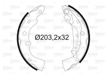 Fren Pabuçlu Balata Arka VALEO 564106  5320080EC0 53200 80EC0 53200-80EC0