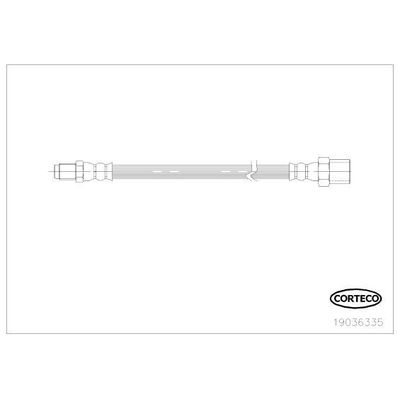 Fren Hortumu Ön Sağ veya Sol BSG 15-730-023