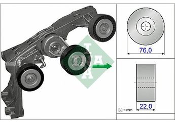 Vantilatör Kayış Gergi Rulmanı  INA 534 0431 10  A2662000970 2662000670 266 200 06 70 2662000970 266 200 09 70 A2662000670 A 266 200 06 70 A 266 200 09 70