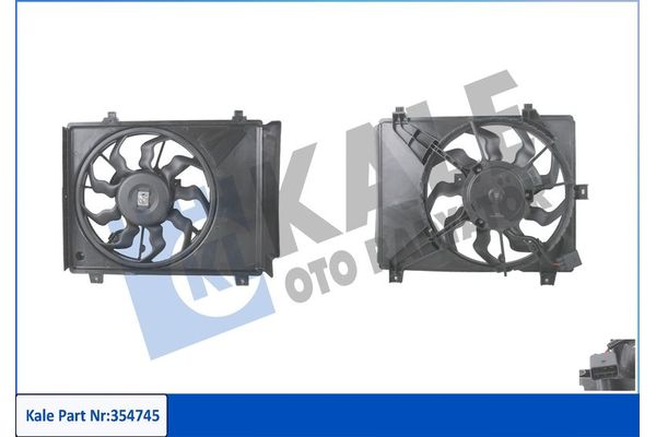 Radyatör Fan ve Motoru  Hyundai i10 (PA)(09.2007->)  MAHER 39333