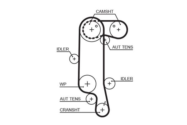 Triger Kayışı  Volkswagen Golf IV Variant (1J5)(05.1999->2006)  GATES 5565XS