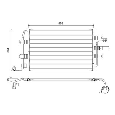 Klima Radyatörü  VALEO 817427