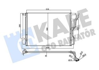 Klima Radyatörü  KALE 358730  976063Z001 976063Z000