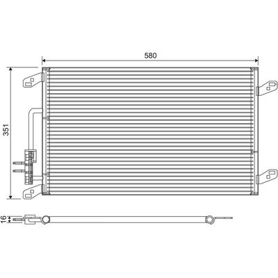 Klima Radyatörü  VALEO 817386