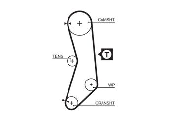 Triger Kayışı  GATES 5544XS  46736501 46750865 55203786