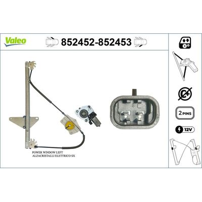 Cam Krikosu Ön Sol Peugeot 307 Break/ SW (S2)(06.2005->)  VALEO 852452