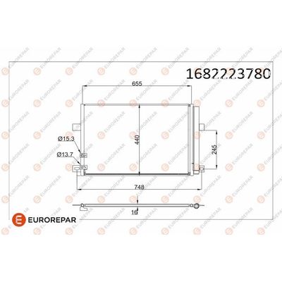 Klima Radyatörü  EUROREPAR 1682223780