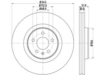 Fren Disk Ayna Ön Sağ ve Sol HELLA 8DD 355 117-181  4G0615301G 4G0615301 4G0 615 301 4G0615301AF 4G0 615 301 AF 4G0 615 301 G 4G0615301M 4G0 615 301 M 4G0615301Q 4G0 615 301 Q 4G0615301AE 4G0698996 95B615301B 95B.615.301.B 95B615301M