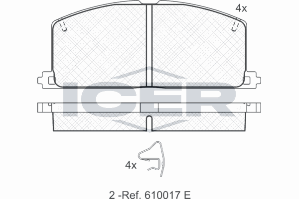 Fren Disk Balata Ön Toyota Celica Liftback (T18)(1990->)  AYD 60003BA
