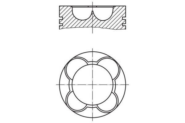 Piston (79.00MM-STD)   KING PISTON 18-3010480