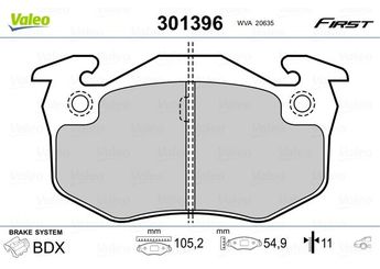 Fren Disk Balata Arka VALEO 301396  7701203668 7701203919 7701204036 425146 425197 425257 425274 425402 425442 425490 95659341 95666971 4251-46 4251-97 4252-57 4252-74 4254-02 4254-42 4254-90 425042 425071 425104 425148 425196 425256 425271 425311 4250-42 4250-71 4251-04 4251-48 4251-96 4252-56 4252-71 4253-11 7701202210 7701202308 7701202662 7701204664 7701204845 7701207034
