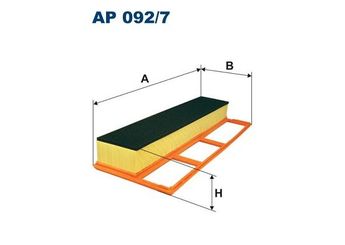 Hava Filtresi  FILTRON AP 092/7  55183265 51775324 55193849 6001073218 71765453 71773165 1542778 1542 778 1706918 1706 918 834732 95513354